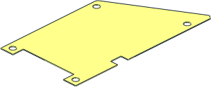 Sheet Plastic 11 x 20 Trapezoidal