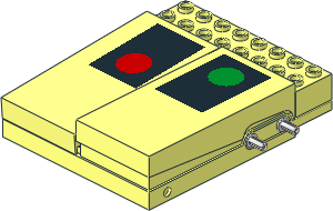 Electric Switch: Remote Ctrl f Train Light Signal, Red Mode