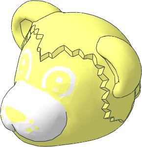 ~Figure Fabuland Bear Head  2