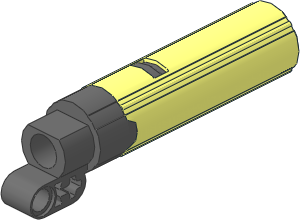 Technic Linear Actuator  8 x  2 x  2 Body Assembly