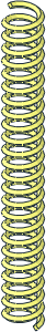Technic Shock Absorber  9L Thick Internal Spring (Extended)