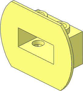 ~Electric Technic Motor without Centre Pin Hole with 12V logo - Back