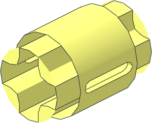 Technic Bush without Collars without Edge Lines