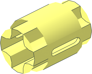 Technic Bush without Collars without Edge Lines