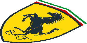 Logo Ferrari Badge Rounded (since 1990) High Resolution