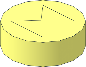 Modulex Stud with "M" Logo