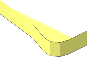 Technic Peg Hole Negative 0.25 Walls and Bottom without Edge