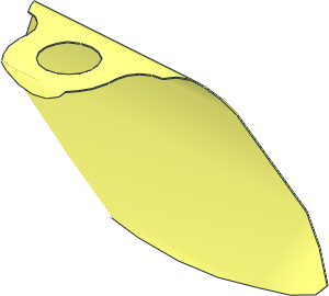 Minifig Cape with Stepped Shoulders and Single Top Hole (Formed for Set 10316)