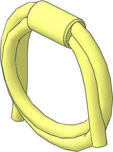 Minifig Utensil Rope Coiled