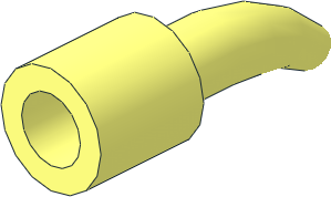 ~Plant Vine with Bar and Bar Hole, Bar Hole End