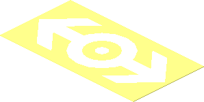 Sticker  1.9 x  3.6 with White Train Logo