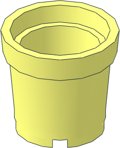 Bucket  2 x  2 without Handle Holes