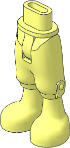 Figure Friends Hips and Legs with Cropped Trousers (Thin Hinge)