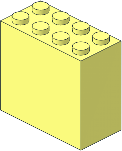 Brick  2 x  4 x  3