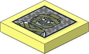 Tile  2 x  2 with Mummy Portrait Sticker