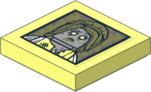 Tile  2 x  2 with Zombie Bride Portrait Sticker
