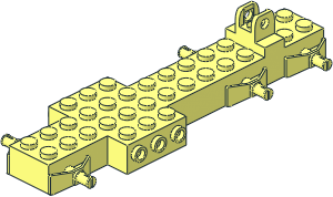 Car Base  4 x 14 x  1 with Tow Ball Socket