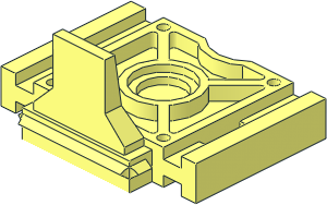 ~Technic Wheel Holder  9 x  3 -  2 x  2 Section with Guard Rails