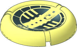 Constraction Disc  5 x  5 Projectile with Bionicle Kanoka 638 Onu-Metru Pattern