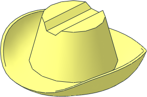 Minifig Hat Cowboy