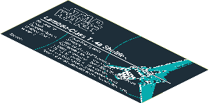 Sticker  7.2 x 15.0 with SW Imperial Shuttle Specifications