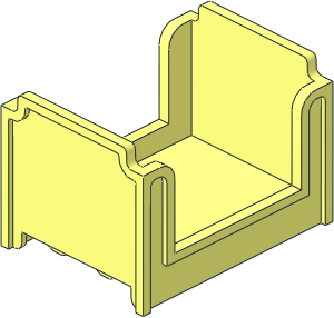 Duplo Bed  3 x  4 x  2.333 Bunk