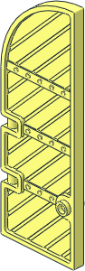 Door  4 x  9.333 Corrugated with Rivets