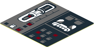 Sticker  1.7 x  1.7 with SW Slave I Control Panel Right