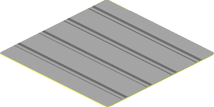 Sticker  1.7 x  1.7 with Dark Bluish Grey Lines on Light Bluish Grey Background