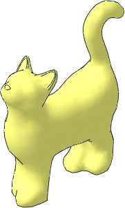 Animal Cat Standing Looking Upwards