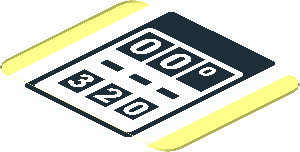 Sticker  1.0 x  0.8 with Black Gas Indicators on White Background
