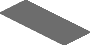 Sticker  0.8 x  1.9 with Grey Face