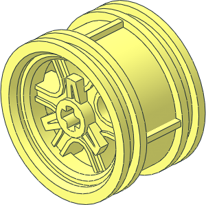 Wheel Rim 20 x 30 with Six Spokes and Center Lock