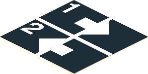 Sticker  1.9 x  1.9 with White Arrows Right and Left, Numbers One and Two on Black Background