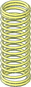 ~Spring for Technic Shock Absorber  6.5L Soft with Tight Coil