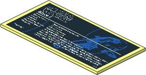 Tile  8 x 16 Type 2 with SW Slave I Specifications Sticker