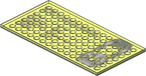 Tile  8 x 16 Type 2 with Ferrari Daytona SP3 Specifications Pattern