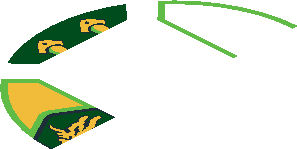 ~Electric Brick  4 x  4 x  0.667 Round - Top with  2 Studs with Gold Dragon Head and Ninjago Logogram "Energy" Pattern - Half
