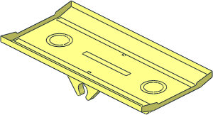 ~Hinge  6 x  3 Radar without Patternable Surface