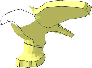 ~Animal Bird Falcon without Patternable Surfaces - Half