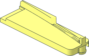 ~Train Track 9V Switch Tongue Right - Common Subpart