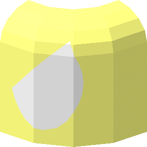 ~Minifig Head with White Semicircles Pattern - One Half