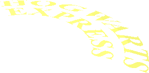 ~Dish  4 x  4 Inverted "HOGWARTS EXPRESS" Lettering