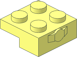 ~Plate  2 x  2 with 1 Wheel Pin - Common Part