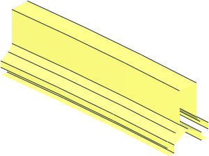 ~Train Track 6 Studs Wide Switch - Rails Outer