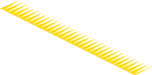 ~Sticker  2.6 x  3.5 with Black Lines and Rectangles and Red and White Danger Stripes Leaning Right - 2. Face Halftone