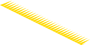 ~Sticker  2.6 x  3.5 with Black Lines and Rectangles and Red and White Danger Stripes Leaning Right - 2. Gradient