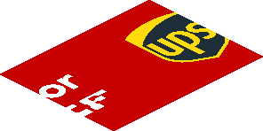 ~Sticker  0.8 x  4.0 with Logos on Red Background Right - Second Face