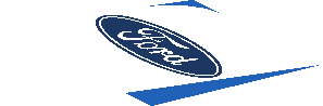 ~Sticker  4.6 x  5.8 with Ford Logos on Blue and White Background - Cutted Tile Tipe 6