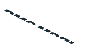 ~Sticker  3.0 x  1.8 with Porsche Logo in Black, Red and Grey Stripes and White 2 in Red Square on White Background - First Face
